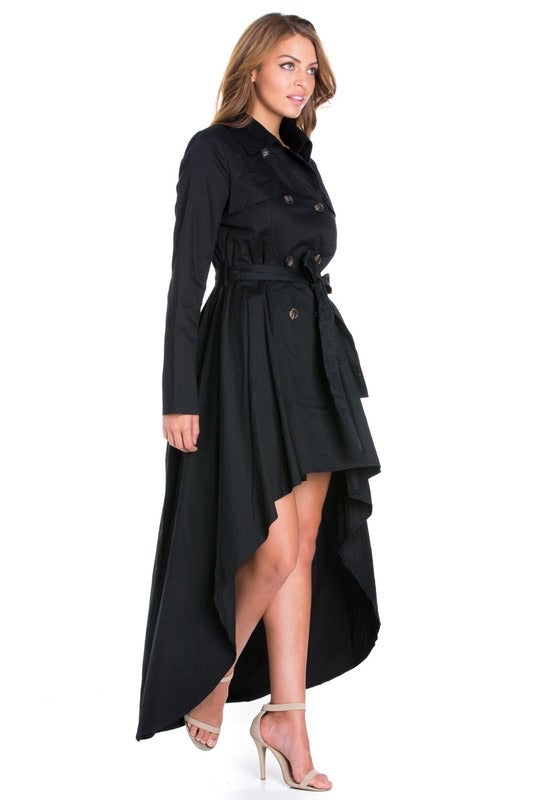 High low coat outlet dress